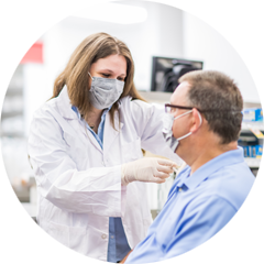 Winn-Dixie Pharmacist giving COVID-19 Vaccine