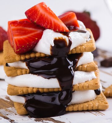 Strawberry S'mores