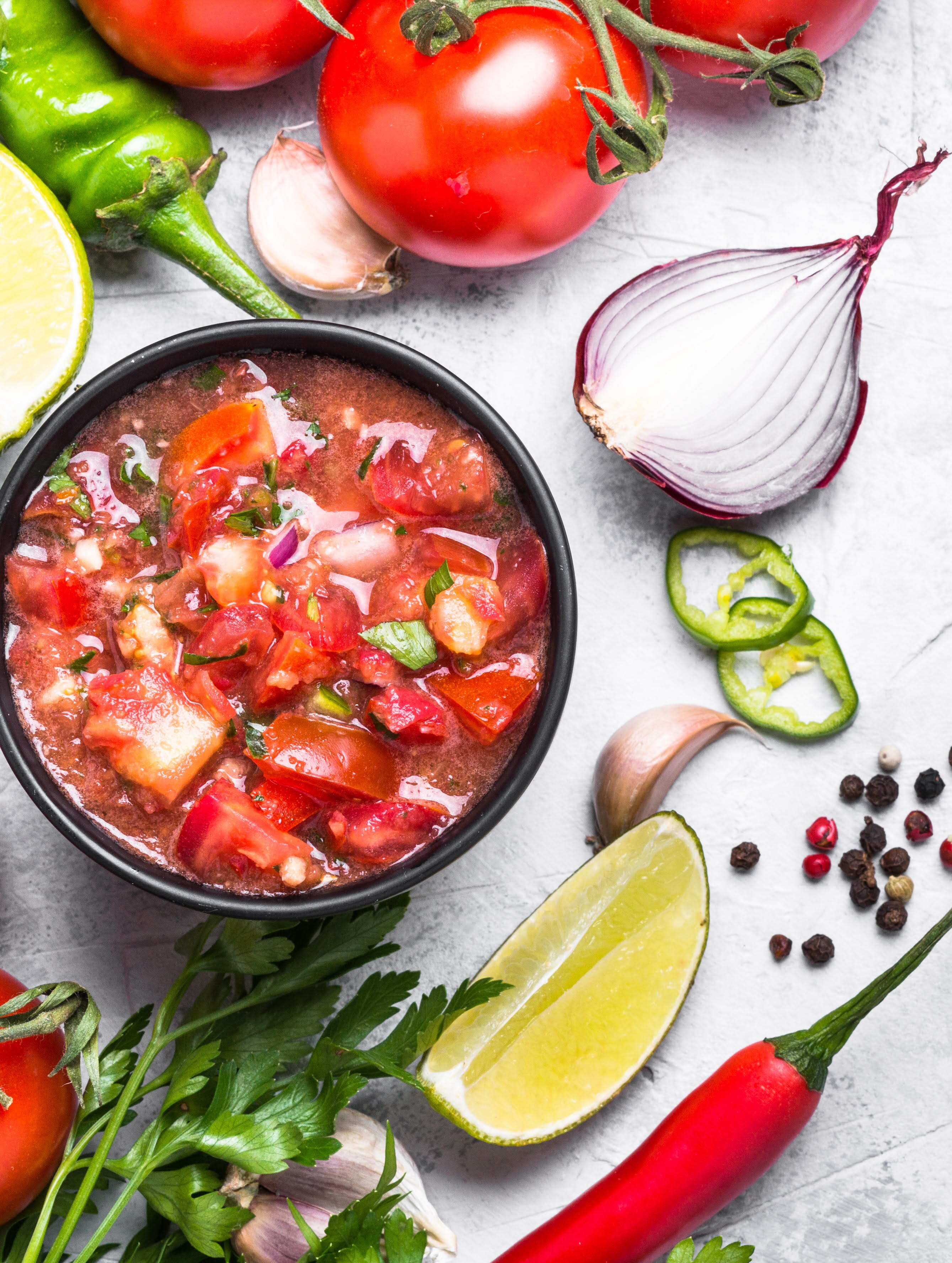 Roasted Hatch Pepper Salsa