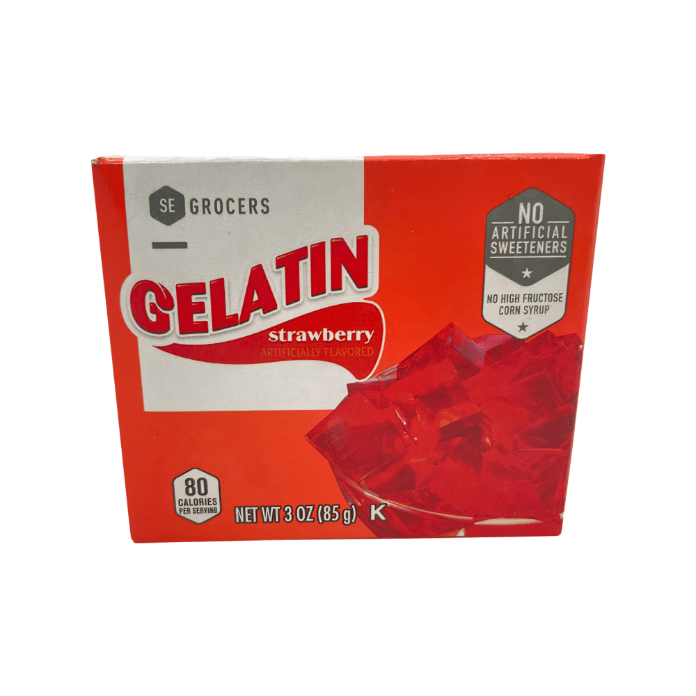 3oz SE Grocers Strawberry Gelatin