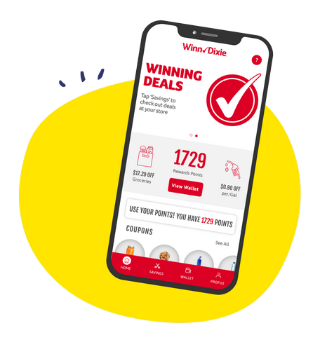 Winning Deals on the Winn-Dixie App