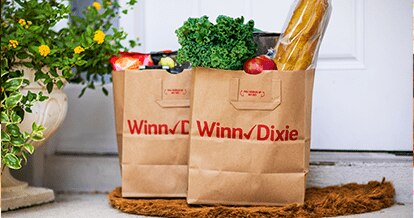 Winn dixie grocery clearance bag full of money