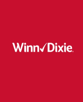 Winn-Dixie logo on a red background