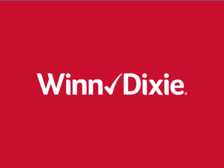 Winn-Dixie logo on a red background