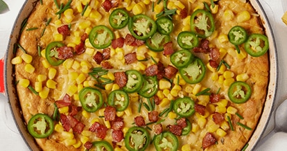 Skillet corn casserole