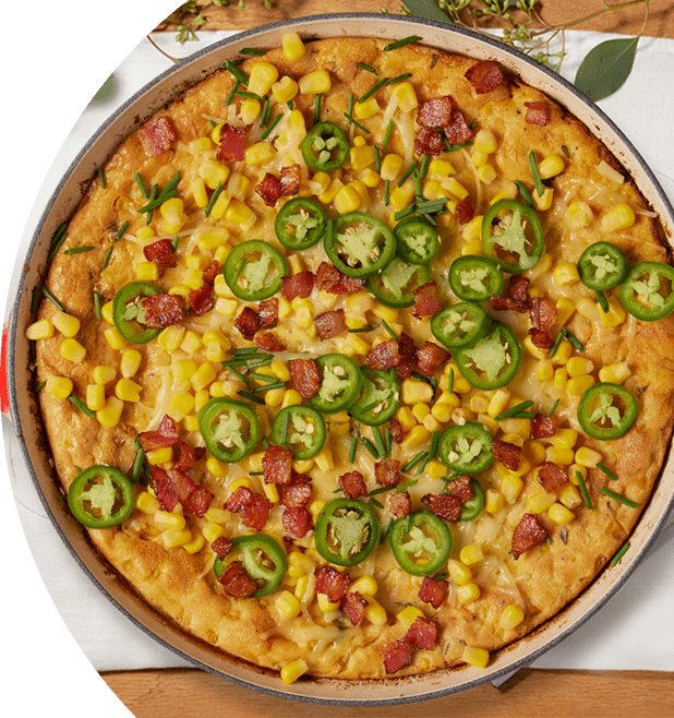 Skillet corn casserole
