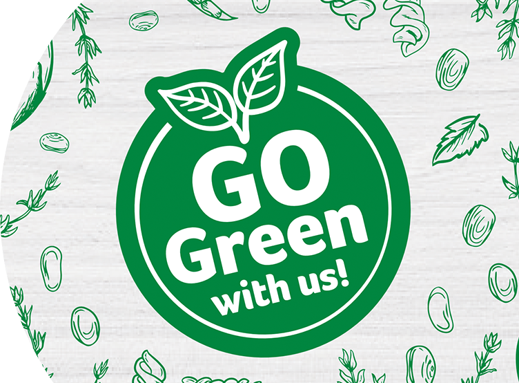 Go green with us!
