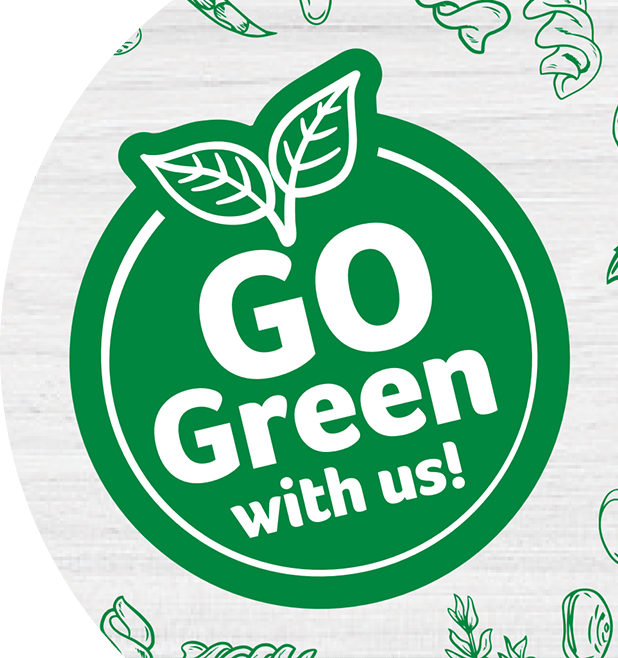 Go green with us!