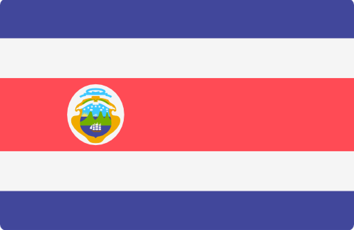 Map of Costa Rica.