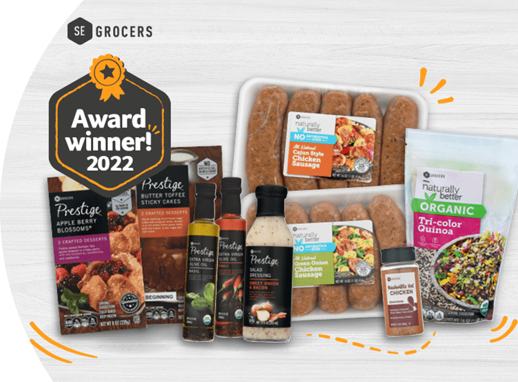 SE Grocers award winner 2022 Prestige products