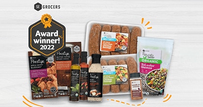 SE Grocers award winner 2022 Prestige products