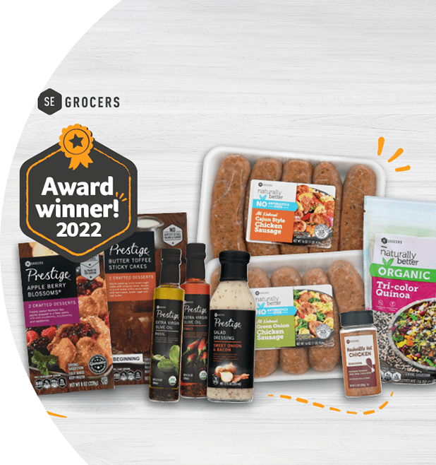 SE Grocers award winner 2022 Prestige products