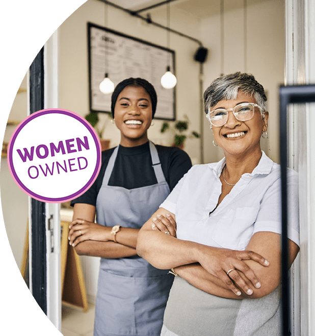 Image of 2 female store owners smiling