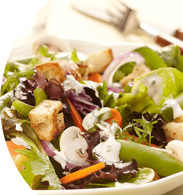 Spring Mix Salad with Buttermilk Dressing
