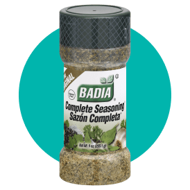 Badia spices container.