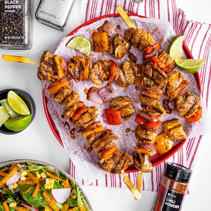 Pork tenderloin &amp; veggie kabobs recipe | Winn-Dixie