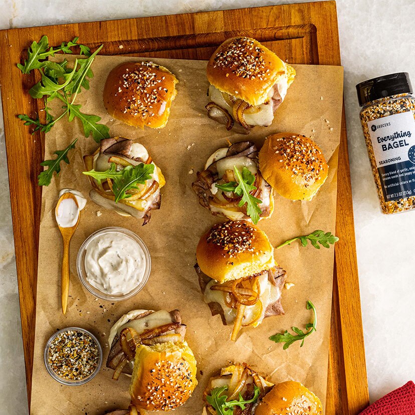 French onion roast beef sliders recipe WinnDixie