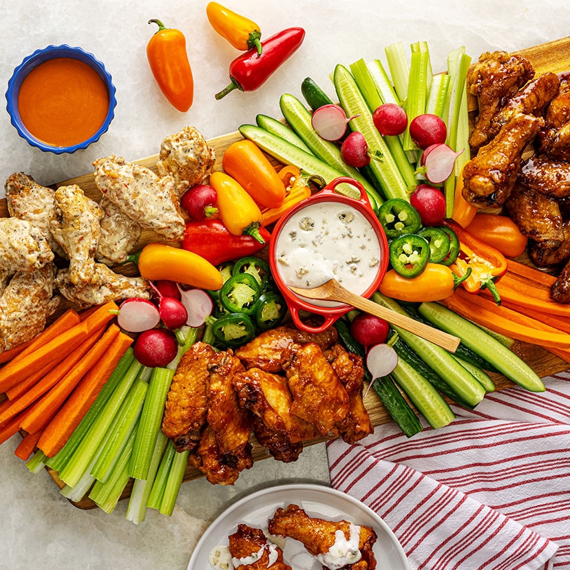 Lip Lickin' Chicken Wing Charcuterie Board WinnDixie