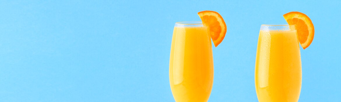 Fresh Orange Mimosas