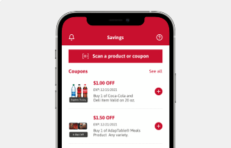 Phone screen showing Winn-Dixie mobile app