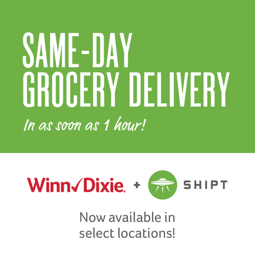 Same-Day Grocery Delivery in as soon as 1 hour! - Winn-Dixie + Shipt - Now available in select locations!