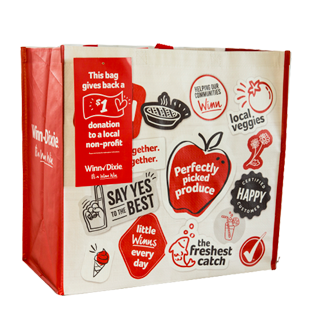 Community bag program - in store image