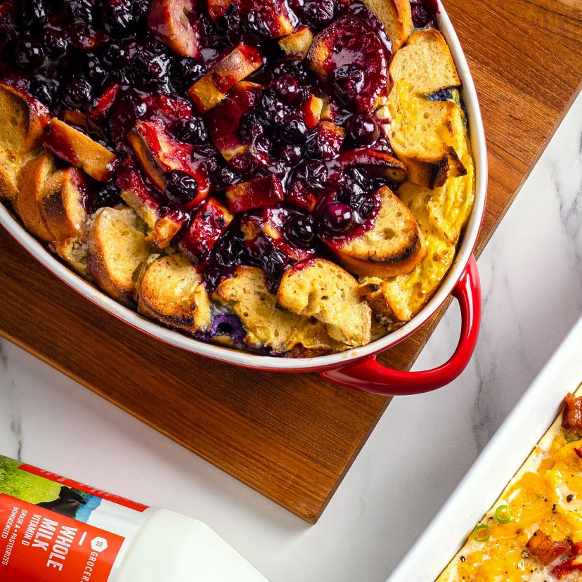 Blueberry French toast bake recipe WinnDixie