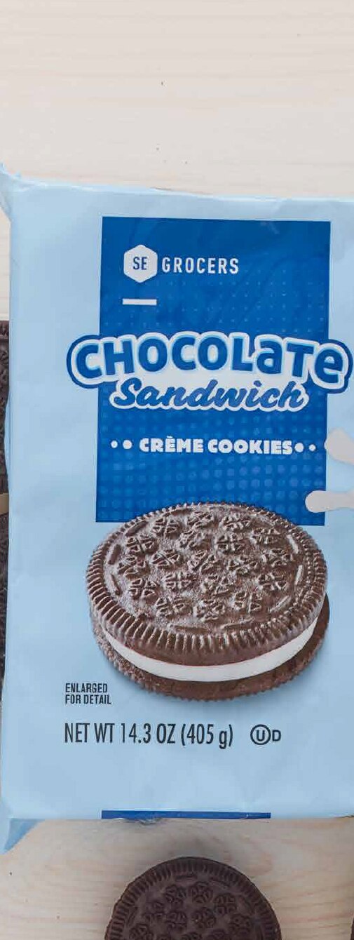 SE Grocers Chocolate Sandwich Cookies