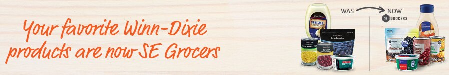 Your favorite Winn Dixie products are now SE Grocers