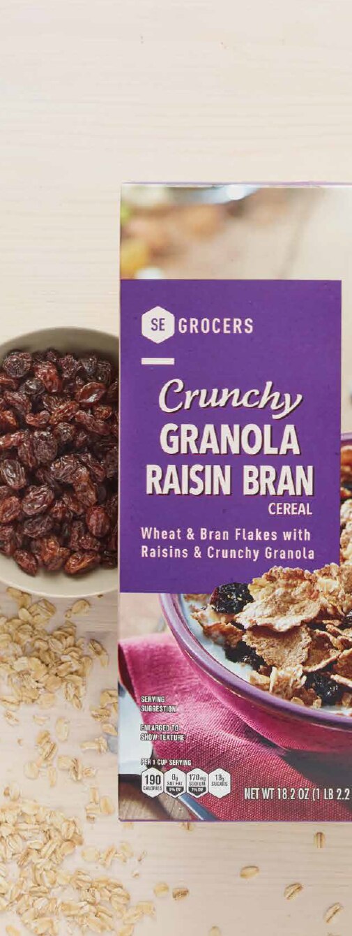 SE Grocers Crunchy Granola Raisin Bran